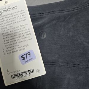 lululemon athletica Softstreme Midi Dress in Black